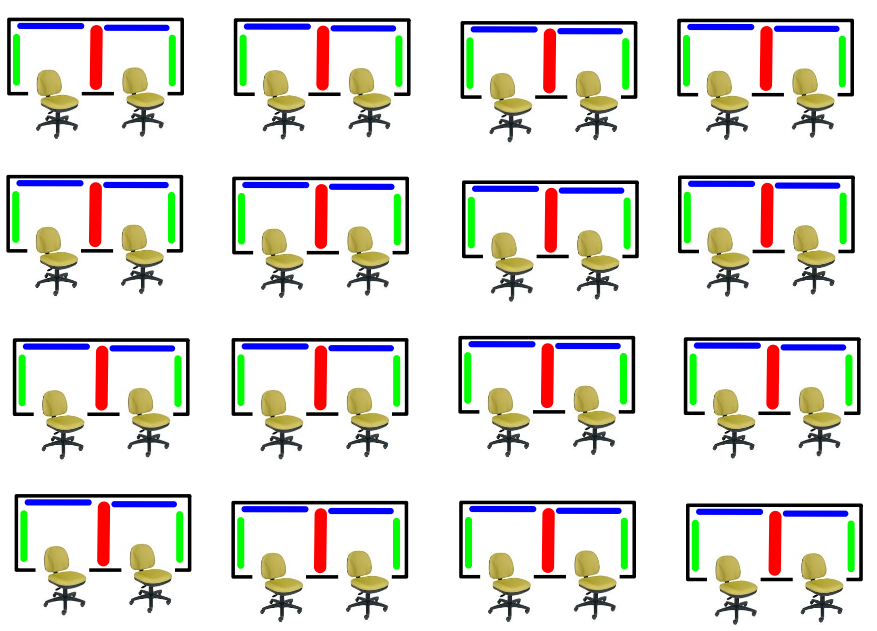 Lab configuration 16 tables